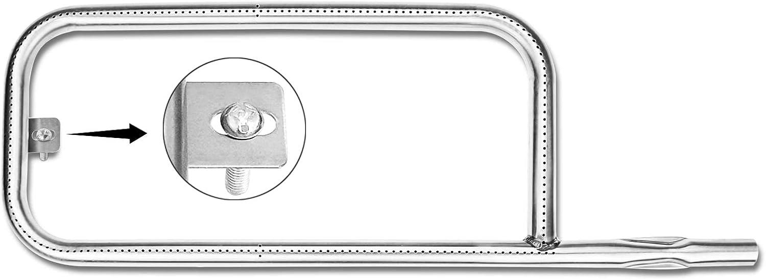 image41862 Grill Burner for Weber Q200 Q220 Q2000 Q2200 396000 396001 396002 566002 53060001 304 Stainless Steel 205 Inches Grill Burner Tube Pipe Kit Replacement for Weber 6995660041205 Fits Q 2002000 series