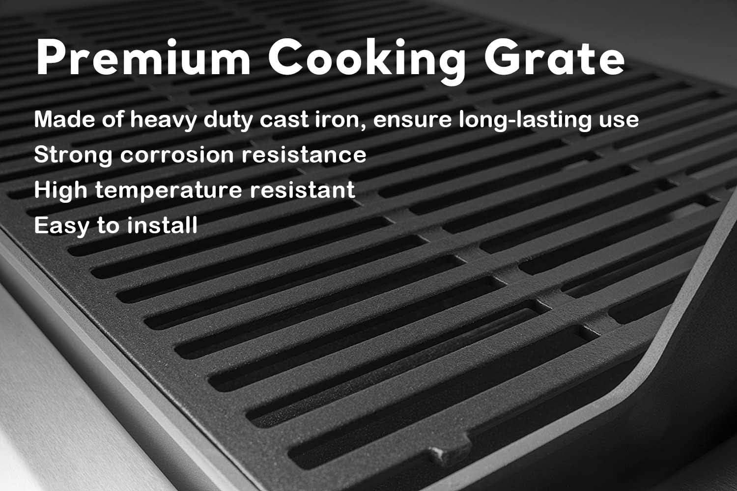 imageGrill Grates for Weber Spirit 300 amp Spirit II GS4 300 Series Stainless Steel Grates Replacement for Weber Spirit 310 E310 Grill Parts 7639 Spirit 700 Genesis SilverGoldPlatinum B amp C 10003500175 x 119 Cast Iron