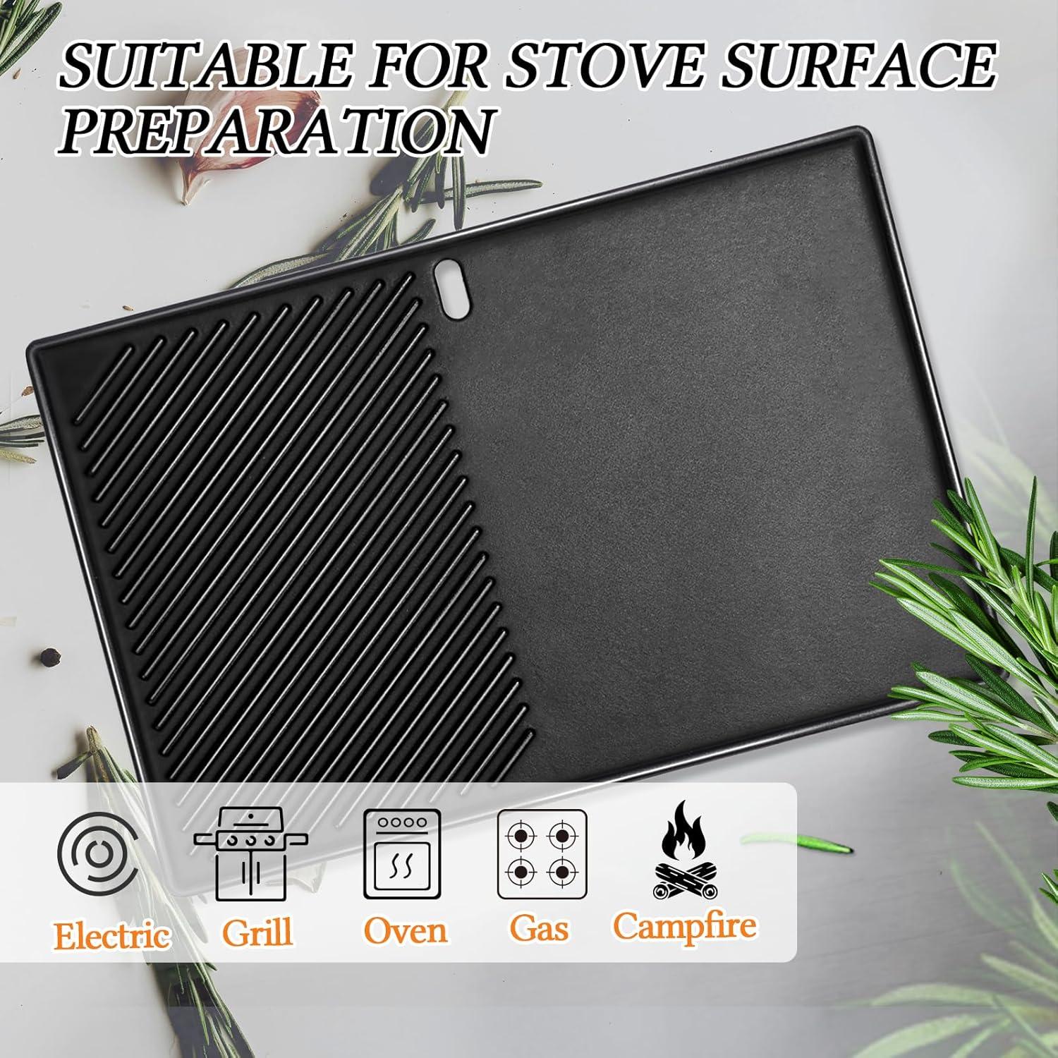 imageGrill Grates for Weber Spirit 300 amp Spirit II GS4 300 Series Stainless Steel Grates Replacement for Weber Spirit 310 E310 Grill Parts 7639 Spirit 700 Genesis SilverGoldPlatinum B amp C 10003500Cast Iron