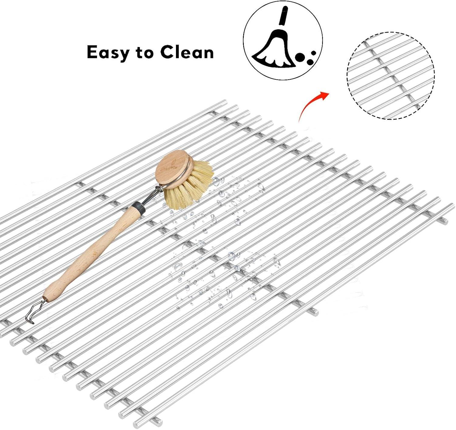 imageUniflasy 15 inch Grates for Weber Spirit 200 Side Control for Weber Spirit Grill Grates 15 x 11 14 Spirit ES 210 Spirit 500 Genesis Silver A for Weber Grill Grate 15 x 23 for Spirit Parts 75221875 x 1325 Stainless Steel