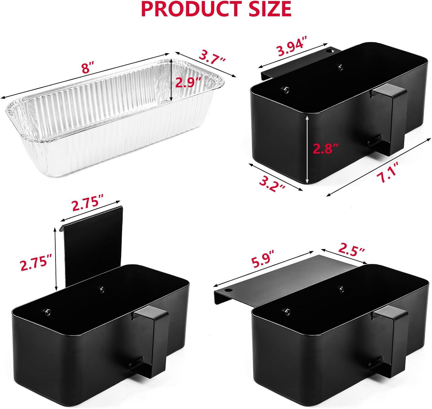 imageUniflasy 67047 Catch Pan for Weber SpiritSpirit II 200300 Genesis and Genesis II LX200300 Series Grill for Weber Traveler Drip Tray with 6415 Aluminum Liner Replacement for Weber 67047 83156 6415Blackstone