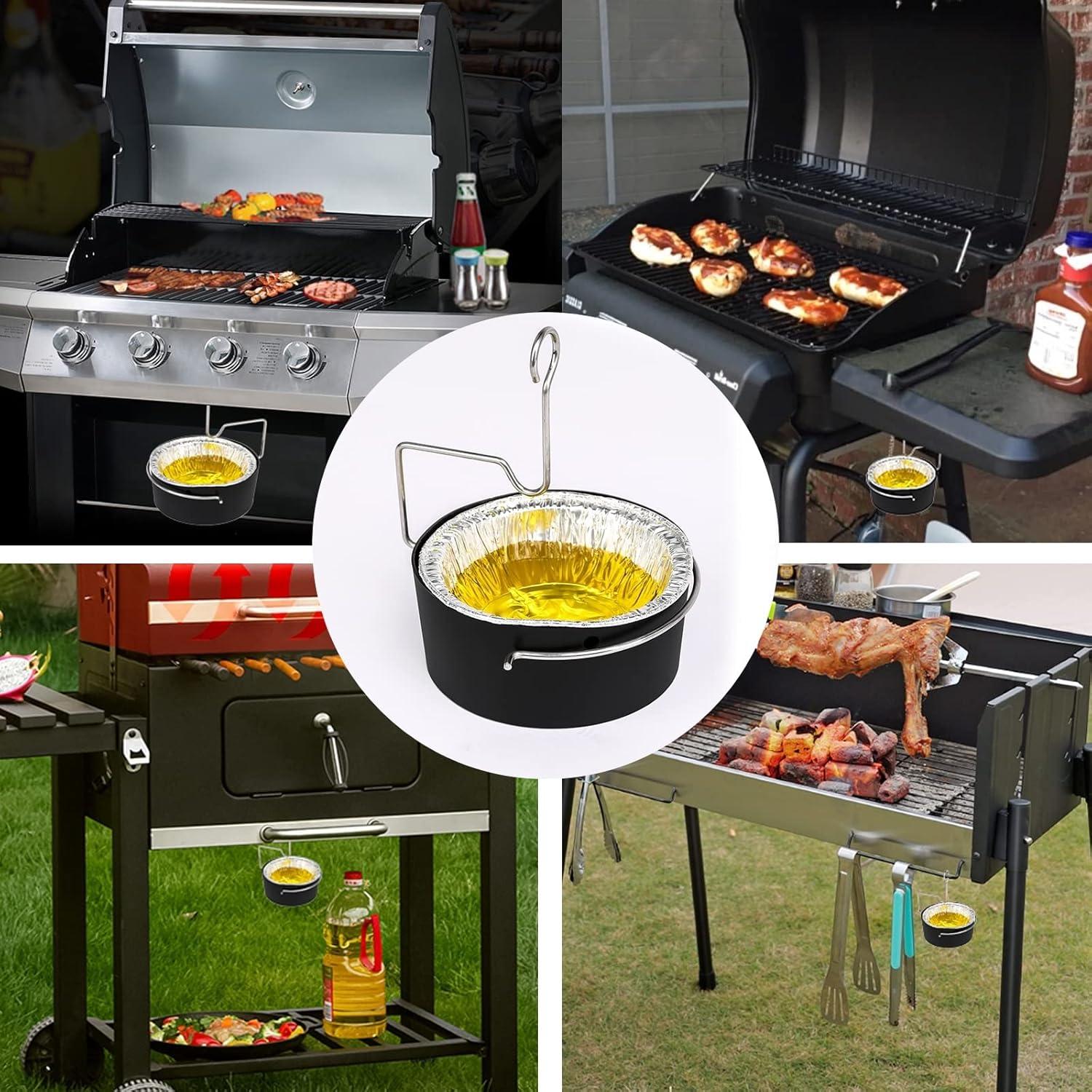 imageUniflasy 67047 Catch Pan for Weber SpiritSpirit II 200300 Genesis and Genesis II LX200300 Series Grill for Weber Traveler Drip Tray with 6415 Aluminum Liner Replacement for Weber 67047 83156 6415CharBroil