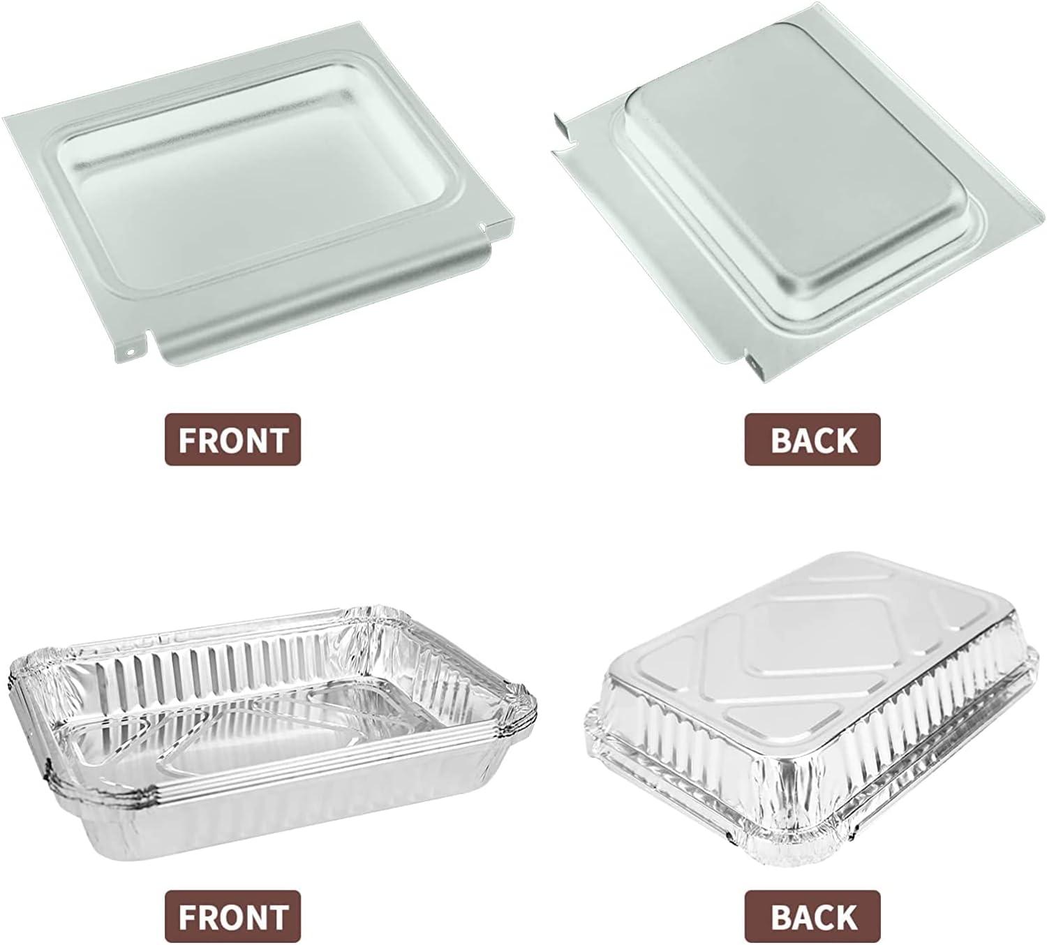 imageUniflasy 67047 Catch Pan for Weber SpiritSpirit II 200300 Genesis and Genesis II LX200300 Series Grill for Weber Traveler Drip Tray with 6415 Aluminum Liner Replacement for Weber 67047 83156 6415Bspirit