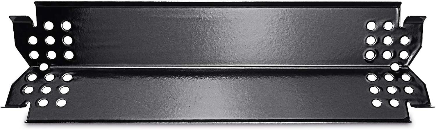 imageUniflasy Heat Plates for Nexgrill 7200830H 7200864 7200864M Gas Grill Porcelain Steel Grill Heat Shield Tent Burner Cover Flame Tamer for Home Depot Nexgrill 4 Burner 7200830H Parts 4 Pack4