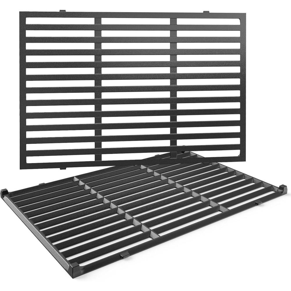 imageGrill Grates for Weber Spirit 300 amp Spirit II GS4 300 Series Stainless Steel Grates Replacement for Weber Spirit 310 E310 Grill Parts 7639 Spirit 700 Genesis SilverGoldPlatinum B amp C 10003500175 x 119 Cast Iron