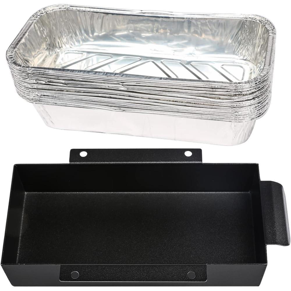 imageUniflasy 67047 Catch Pan for Weber SpiritSpirit II 200300 Genesis and Genesis II LX200300 Series Grill for Weber Traveler Drip Tray with 6415 Aluminum Liner Replacement for Weber 67047 83156 6415CharBroil Performance