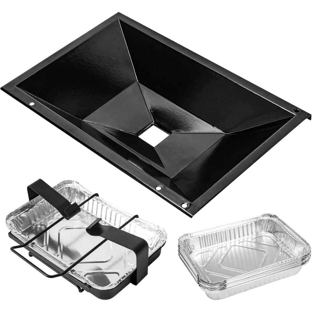 imageUniflasy 67047 Catch Pan for Weber SpiritSpirit II 200300 Genesis and Genesis II LX200300 Series Grill for Weber Traveler Drip Tray with 6415 Aluminum Liner Replacement for Weber 67047 83156 641599250 for Weber Spirit 30020072012