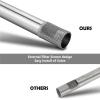 41862 Grill Burner for Weber Q200, Q220, Q2000 Q2200, 396000, 396001, 396002, 566002, 53060001, 304 Stainless Steel 20.5 Inches Grill Burner Tube Pipe Kit Replacement for Weber 69956/60041(17.25″ (Fits Q 100/1000 series))