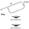 41862 Grill Burner for Weber Q200, Q220, Q2000 Q2200, 396000, 396001, 396002, 566002, 53060001, 304 Stainless Steel 20.5 Inches Grill Burner Tube Pipe Kit Replacement for Weber 69956/60041(17.25″ (Fits Q 100/1000 series))