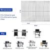 Uniflasy 304 Stainless Steel Cooking Grates and Grill Catch Pan Holder for Weber Spirit 300 Series Spirit E/S310 320 330 Gas Grills for Genesis Silver/Gold/Genesis Platinum B & C Replacement Part Kits