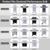 Uniflasy Grill Parts for Charbroil Performance 2-Burner 463630021 463655021 463655421 463655621,for Charbroil 4-Burner 463365021 463448021 Grill Burner Tube Heat Plates Shield Crossover Tube Igniter(2-burner kits)