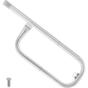 41862 Grill Burner for Weber Q200, Q220, Q2000 Q2200, 396000, 396001, 396002, 566002, 53060001, 304 Stainless Steel 20.5 Inches Grill Burner Tube Pipe Kit Replacement for Weber 69956/60041(17.25″ (Fits Q 100/1000 series))