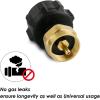 Uniflasy Propane Refill Tank Adapter for 1lb to 20lb Tanks, QCC1/Type1 Gas Propane Refill Cylinder Coupler, Disposable Tank Transfer Fitting Valve, 16.4oz Camp BBQ Propane Tank Universal Attachment