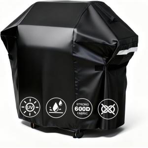 55 inch 3 to 4 Burners Gas Grill Cover for Dyna-Glo DGF350CSP-D DGC310CNP-D DGB390SNP-D 700-0745A 720-0954 BBQ Cover for Charbroil Performance CB1250011P6, for Weber, Nexgrill, Brinkmann, Kenmore(48″ (L) X 42″ (H) X 17.8″ (D))