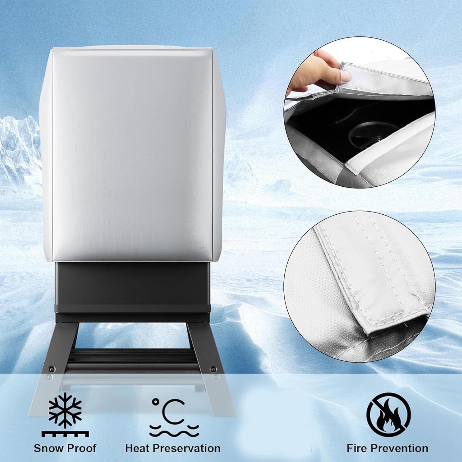 imageUniflasy Thermal Insulated Blanket for Masterbuilt Electric Smoker 30 inch MB20070210 Analog MB25050217 MB20077618 for Cuisinart COS330 Vertical Electric Smoker CoverInsulation Blanket Parts