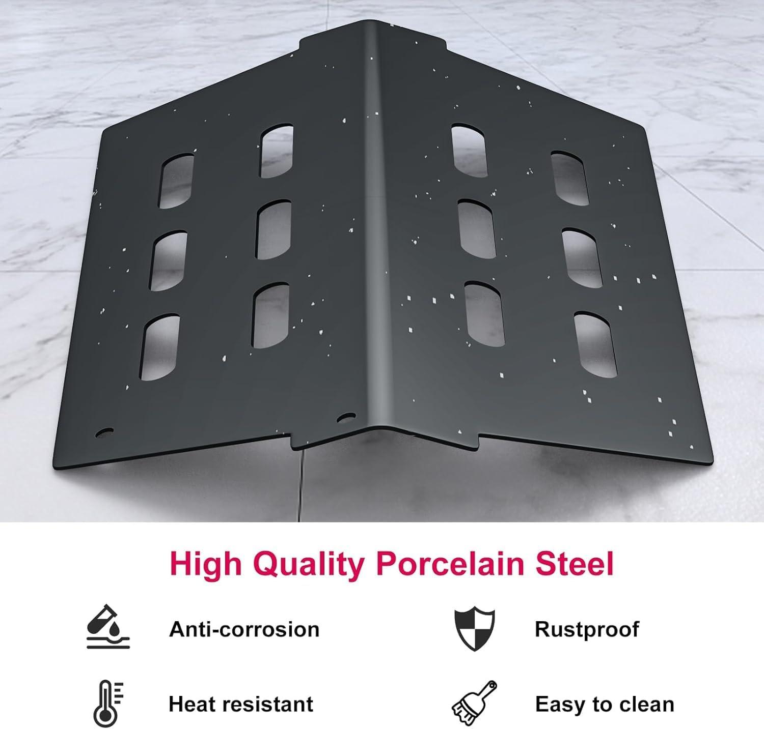 imageUniflasy 7735 7637 Grill Parts for Weber Spirit E210 Spirit 200 for Weber GS4 Spirit II 200 Spirit II E210 Series Grills with FrontMounted Control 153 Flavorizer Bars amp 175 Grates195 grates 195 burner flavorizer bars