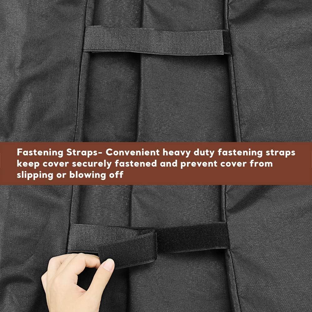 imageGrill Cover for CharGriller 3 Burner Dual Fuel 5050 5650 CG30282825 for Char Griller Smoker Charcoal Grill Cover 600D Waterproof BBQ Cover60 inch