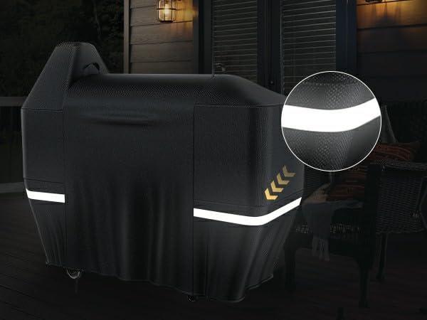 imageGrill Cover for CharGriller 3 Burner Dual Fuel 5050 5650 CG30282825 for Char Griller Smoker Charcoal Grill Cover 600D Waterproof BBQ CoverAustin XLRancher XL