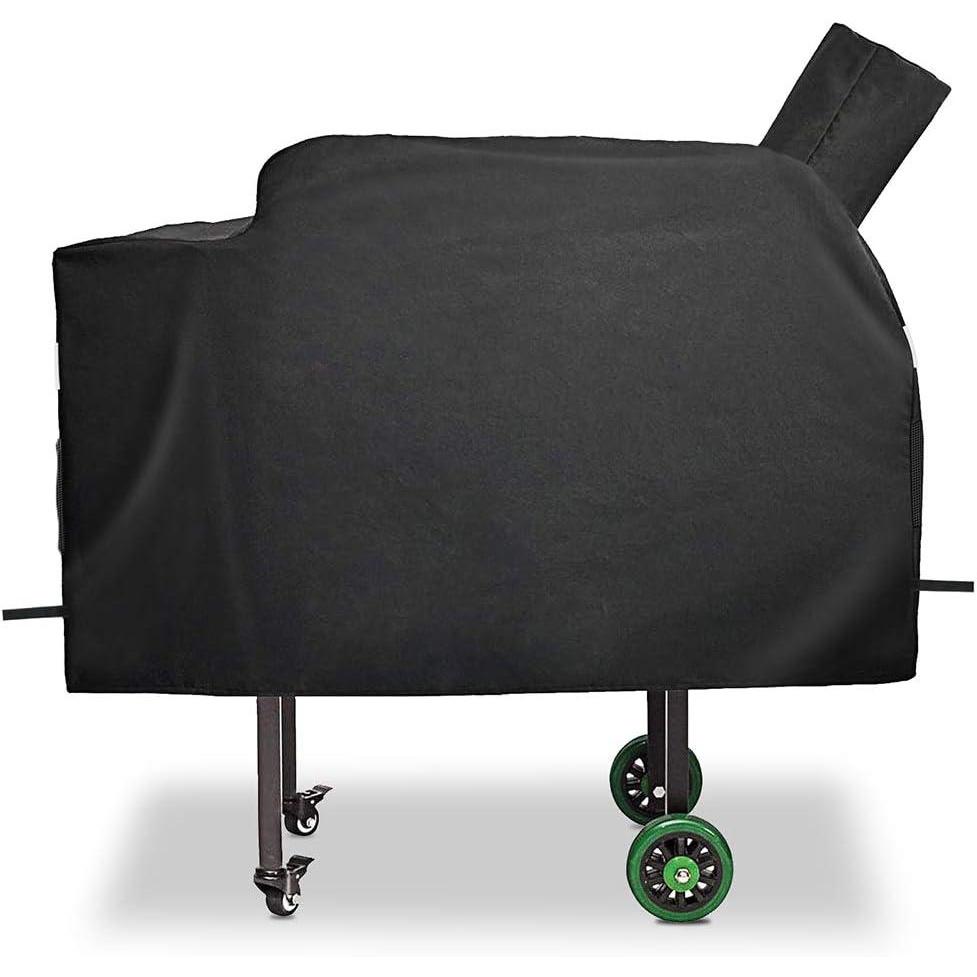 imageGrill Cover for CharGriller 3 Burner Dual Fuel 5050 5650 CG30282825 for Char Griller Smoker Charcoal Grill Cover 600D Waterproof BBQ Cover144 x 113 x 26 inches