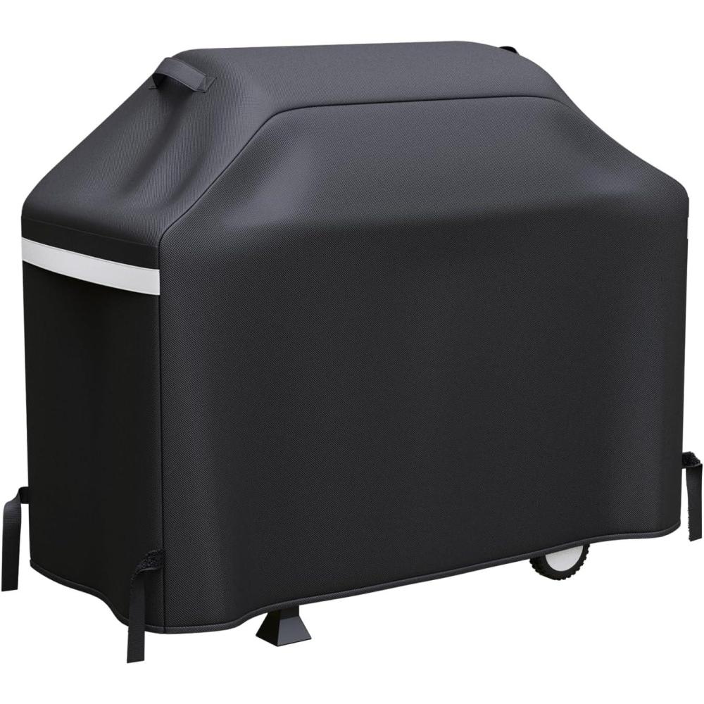 imageGrill Cover for CharGriller 3 Burner Dual Fuel 5050 5650 CG30282825 for Char Griller Smoker Charcoal Grill Cover 600D Waterproof BBQ Cover55 inch