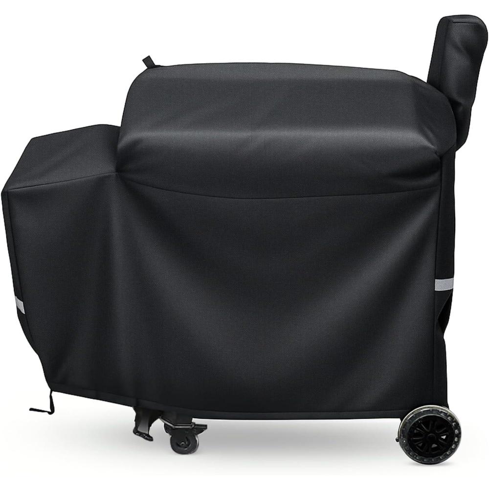 imageGrill Cover for CharGriller 3 Burner Dual Fuel 5050 5650 CG30282825 for Char Griller Smoker Charcoal Grill Cover 600D Waterproof BBQ Cover56 W x 30 D x 47 H