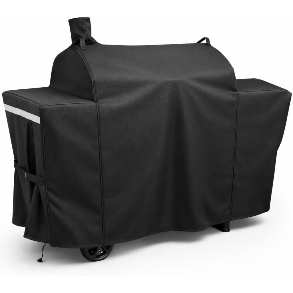 imageGrill Cover for CharGriller 3 Burner Dual Fuel 5050 5650 CG30282825 for Char Griller Smoker Charcoal Grill Cover 600D Waterproof BBQ Cover67 W x 23 D x 485 H