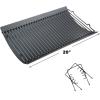 Uniflasy 20 Inches Ash Pan/Drip Pan Cooking Grates Grill Warming Rack for Chargriller 5050, 5650 Charcoal Grills