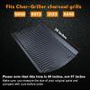 Uniflasy 20 Inches Ash Pan/Drip Pan and Grill Warming Rack for Chargriller 5050, 5072, 5650, 2123, 2223, 2823 Charcoal Grills