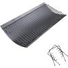 Uniflasy 27 Inches Ash Pan/Drip Pan and Cast Iron Cooking Grate for Chargriller