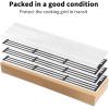 Uniflasy Grill Cooking Grates and Grease Cup/Drip Catcher Pan for Chargriller 5050 3001 3072 4001 4208 5650 5072, for Char-Griller 5050 Gas Barbecue Grill, with 15-Pack Disposable Foil Pans