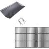 Uniflasy 27 Inches Ash Pan/Drip Pan and Cast Iron Cooking Grate for Chargriller