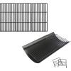 Uniflasy Cast Iron Cooking Grate and Adjustable Ash Pan/Drip Pan for Char-Griller 1624 Smokin’ Champ Charcoal Grill Horizontal Smoker