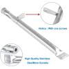 Uniflasy Grill Replacement Parts Kit for Expert Grill 6-Burner 720-0969, 720-0969G, 720-0969GB, 720-0969GA Propane Gas Grill Porcelain Steel Heat Plate Stainless Steel Burners, 6 Packs(4)