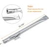 Uniflasy Grill Replacement Parts for Nexgrill 5 Burner 720-0888, 720-0888N, Nexgrill 4 Burner 720-0830H, Members Mark 720-0882D, Heat Plates Burner Tubes for Nexgrill Replacement Parts 5 Burner(Porcelain Steel 5PCS)