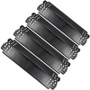Uniflasy Heat Plates for Nexgrill 720-0830H, 720-0864, 720-0864M Gas Grill, Porcelain Steel Grill Heat Shield Tent, Burner Cover, Flame Tamer and Universal 4 Outlets Tact Push Button Grill Ignitor