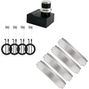Uniflasy Heat Plates for Nexgrill 720-0830H, 720-0864, 720-0864M Gas Grill, Stainless Steel Grill Heat Shield Tent, Burner Cover, Flame Tamer and Universal 4 Outlets Tact Push Button Grill Ignitor