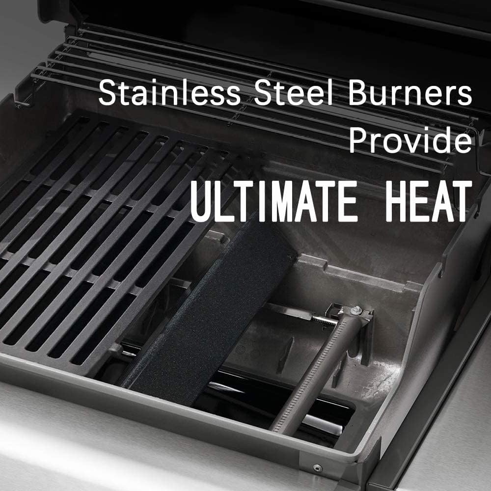 image:imageSpirit e310 Grill Parts for Weber Spirit Grill Grates Spirit Flaovrizer Bars Spirit Grill Burner Spirit and Spirit II 300 Series for Weber Spirit E310 E320 E330 for Weber 7636 69787 7638