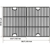 Uniflasy Stainless Steel Pipe Burner Tube, Heat Shield Tent Flame Tamers and 17 Inches Cast Iron Cooking Grate kit Replacement for Nexgrill 4 Burner 720-0830H, 5 Burner 720-0888N, 720-0888