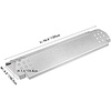 Uniflasy Stainless Steel Pipe Burner Tube, Heat Shield Tent Flame Tamers and 17 Inches Cast Iron Cooking Grate kit Replacement for Nexgrill 4 Burner 720-0830H, 5 Burner 720-0888N, 720-0888