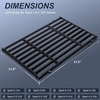Uniflasy 7638 Grill Grates and Works Rail Caddy Compatible with Weber