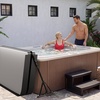 Adjustable Hot Tub Cover Lift – Spa Cover Removal System, 31.5″-41.3″ Height, 57″-92.5″ Width, Fits Most Rectangular Hot Tubs Cover Lifter
