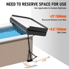 Adjustable Hot Tub Cover Lift – Spa Cover Removal System, 31.5″-41.3″ Height, 57″-92.5″ Width, Fits Most Rectangular Hot Tubs Cover Lifter