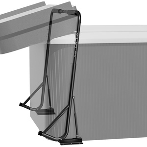 Adjustable Hot Tub Cover Lift – Spa Cover Removal System, 31.5″-41.3″ Height, 57″-92.5″ Width, Fits Most Rectangular Hot Tubs Cover Lifter