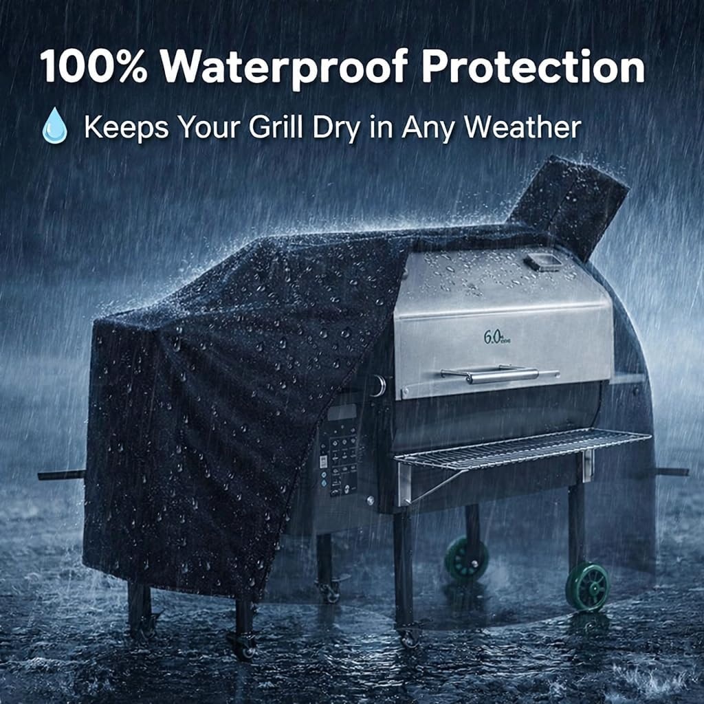 image:imageGriddle Cover for Weber Slate 30 Inch RustResistant Griddle Replacement for 3400119 Fits Weber 1500013 1500014 1500420 Heavy Duty 600D Waterproof Flat Top Grill Cover 71 x 24 x 40535x197x25 inches