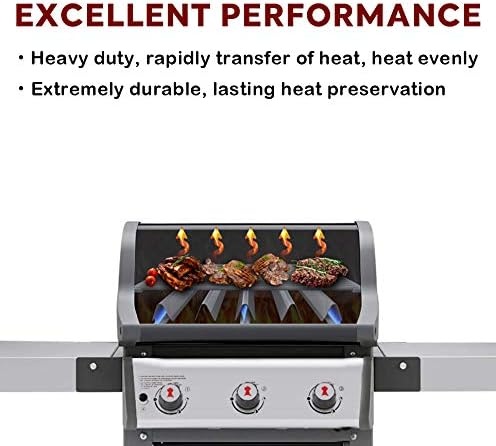 image:imageUniflasy 7524 Cooking Grates for Weber Genesis E and S 300 Series Genesis E310 E320 E330 S310 S320 S330 Gas Grill and 93305 Grill Catch Pan HolderDrip Pan for Weber Genesis II amp Spirit 23 Burners