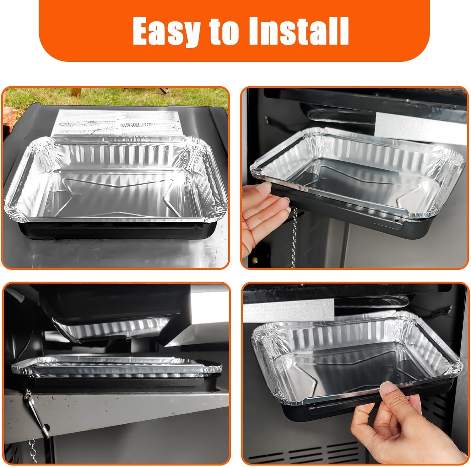 image:imageUniflasy 7524 Cooking Grates for Weber Genesis E and S 300 Series Genesis E310 E320 E330 S310 S320 S330 Gas Grill and 93305 Grill Catch Pan HolderDrip Pan for Weber Genesis II amp Spirit 23 Burners