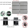 Uniflasy 7524 Cooking Grates for Weber Genesis E and S 300 Series, Genesis E310 E320 E330 S310 S320 S330 Gas Grill, and 93305 Grill Catch Pan Holder/Drip Pan for Weber Genesis II & Spirit 2/3 Burners