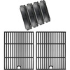 Uniflasy Cast Iron Cooking Grate Heat Plates for Nexgrill 720-0925P 720-0925 720-0925S Gas Grill