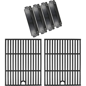 Uniflasy Cast Iron Cooking Grate Heat Plates for Nexgrill 720-0925P 720-0925 720-0925S Gas Grill