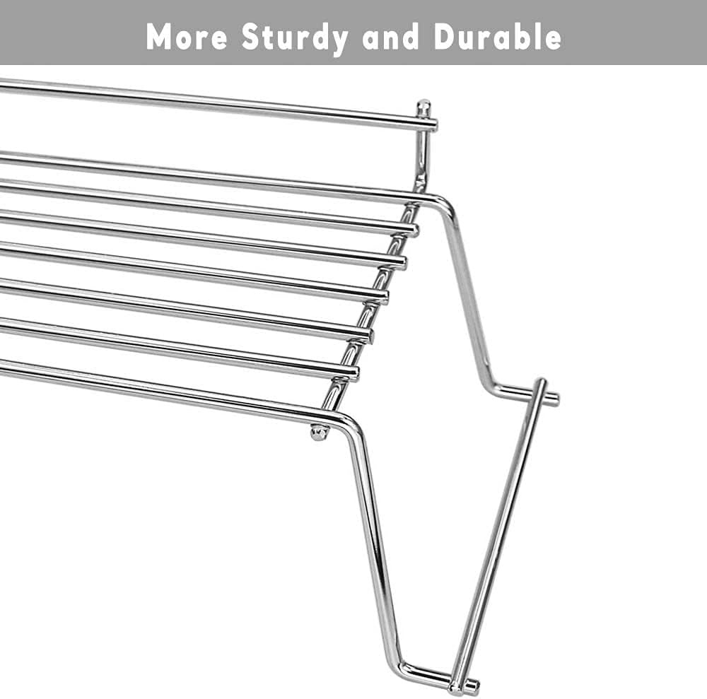 image:imageUniflasy 195 inch Cooking Grates Grill Parts and 65054 Stainless Steel Warming Rack for Weber Genesis E310 Parts ES 320 ES330 Cast Iron Grill Grates